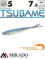 Приманка слаг Mikado TSUBAME 7.5 см., 2 г., 510 (5 шт.)