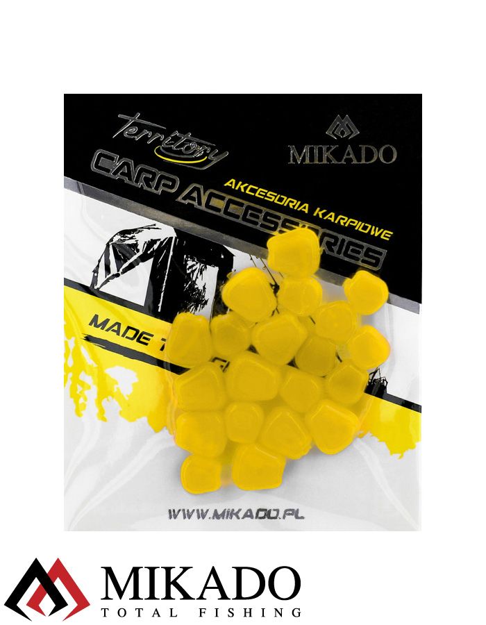 Кукуруза Mikado-Territory Carp тонущая желтая (1уп.- 20шт., 18гр.)