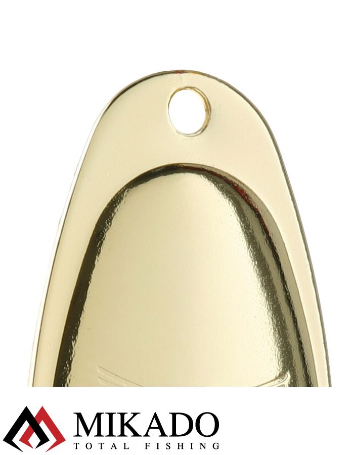Блесна вращающаяся Mikado BLASTER №2, 4.3 г., золото 00, длина лепестка 25 мм.