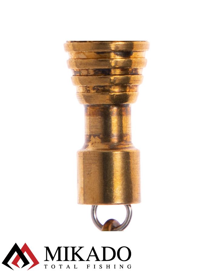 Блесна вращающаяся Mikado DRONE №3, 13.8 г., золото GB, длина лепестка 47 мм.