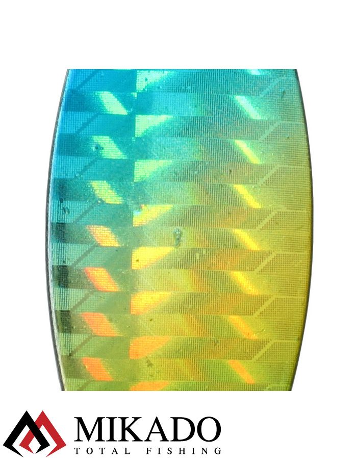 Блесна вращающаяся Mikado STREAM №3, 10 г., серебро 72 HOLO, длина лепестка 52 мм.