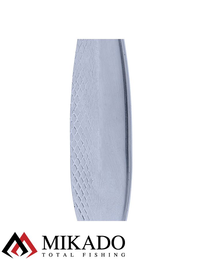 Блесна колеблющаяся Mikado RACER №4, 40 г., 9 см., серебро