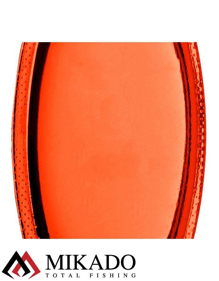 Блесна вращающаяся Mikado FOCUS №3, 6 г., серебро оранжевый (fluorescent), длина лепестка 32 мм.