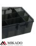 Коробка рыболовная Mikado, с глубокими отделениями FOR BAITS DEEP WITH COMPARTMENTS (23x11x7см.)