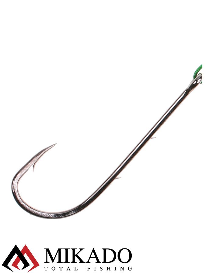 Поводок стальной Mikado X-Plode с вертлюжком и крючком 15/20/25 см., 10 кг., ZG11-014-60