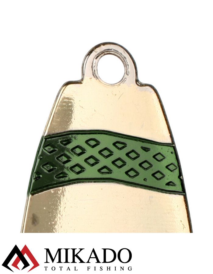 Блесна вращающаяся Mikado DRONE №3, 13.8 г., золото GBB, длина лепестка 47 мм.