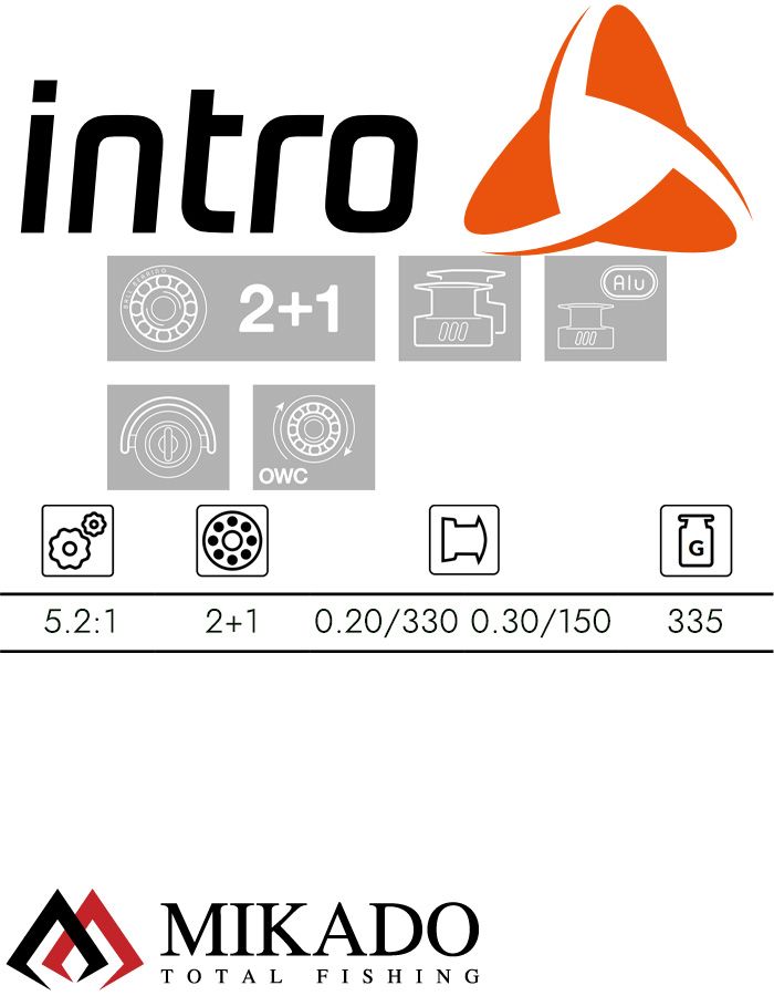 Катушка Mikado INTRO 3003 FD