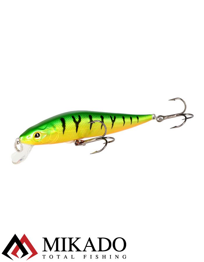 Воблер Mikado GHOST FIRETIGER 10 см., 10,7 г., 1,2 м., нейтральная плавучесть