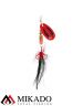 Блесна вращающаяся с кисточкой Mikado BLASTER № 2, 4 г., серебро/27