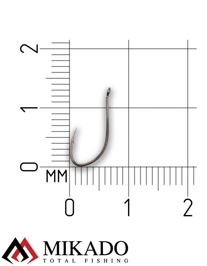 Крючки Mikado SENSUAL - AJI DOUSKI W/RING № 12 BN (с ушком) ( 10 шт.)