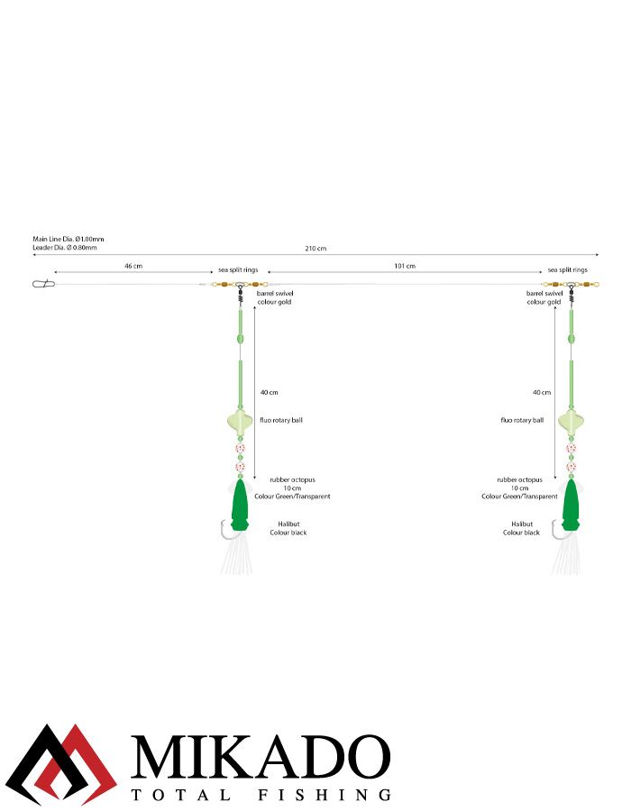 Морская оснастка Mikado Norway Quest 11