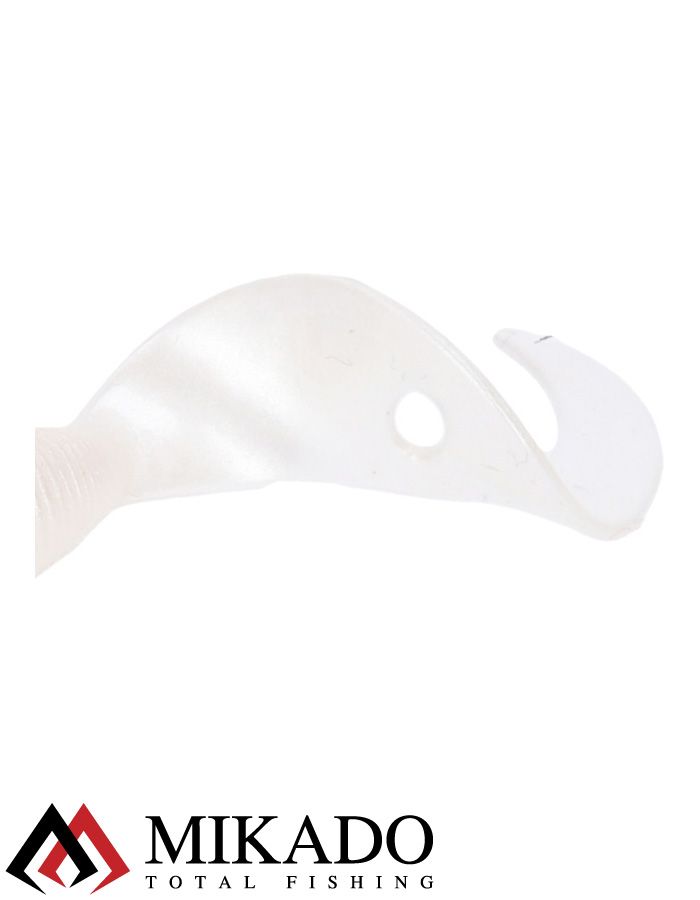 Твистер Mikado TWISTER 38 мм., 0.7 г., PEARL (10 шт.)