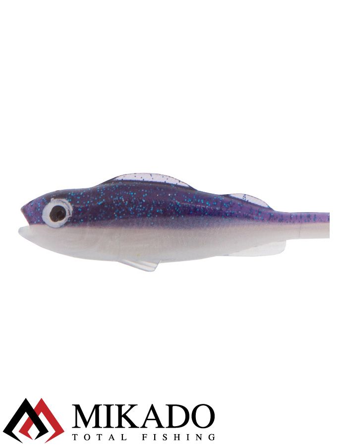 Виброхвост Mikado REAL FISH 6.5 см., 2.6 г., MIX (6 шт.)