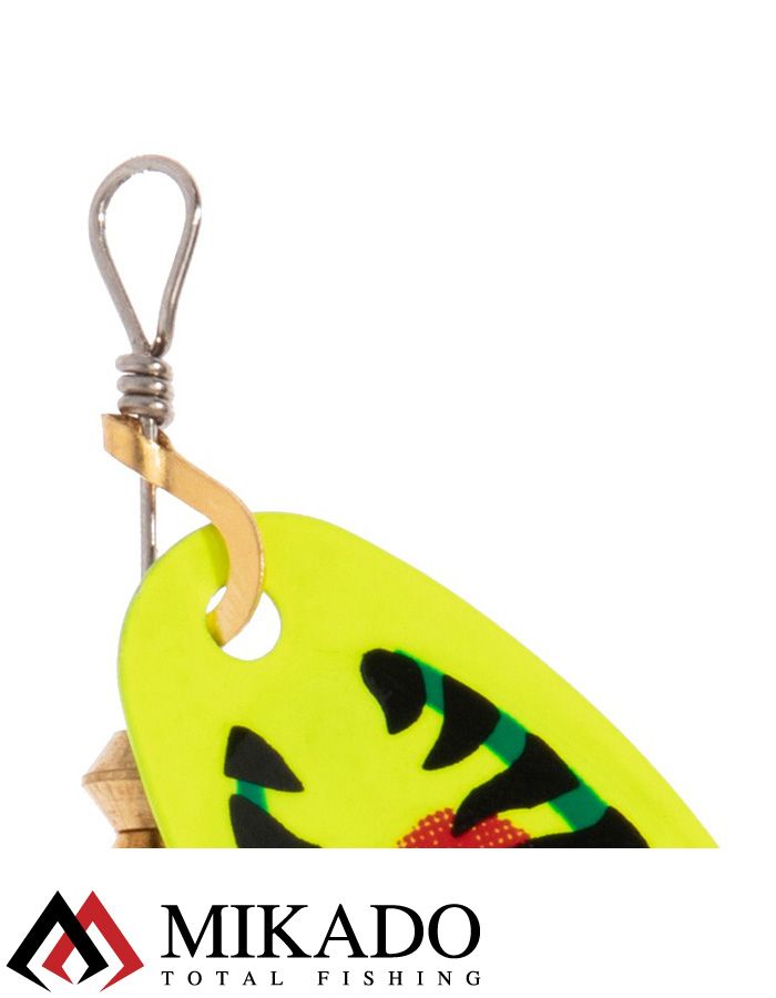 Блесна вращающаяся с кисточкой Mikado BLASTER № 2, 4 г., серебро/28