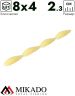 Личинка силиконовая Mikado M-AREA MULTI INSECT 4x23мм., светло-желтый (8шт.)