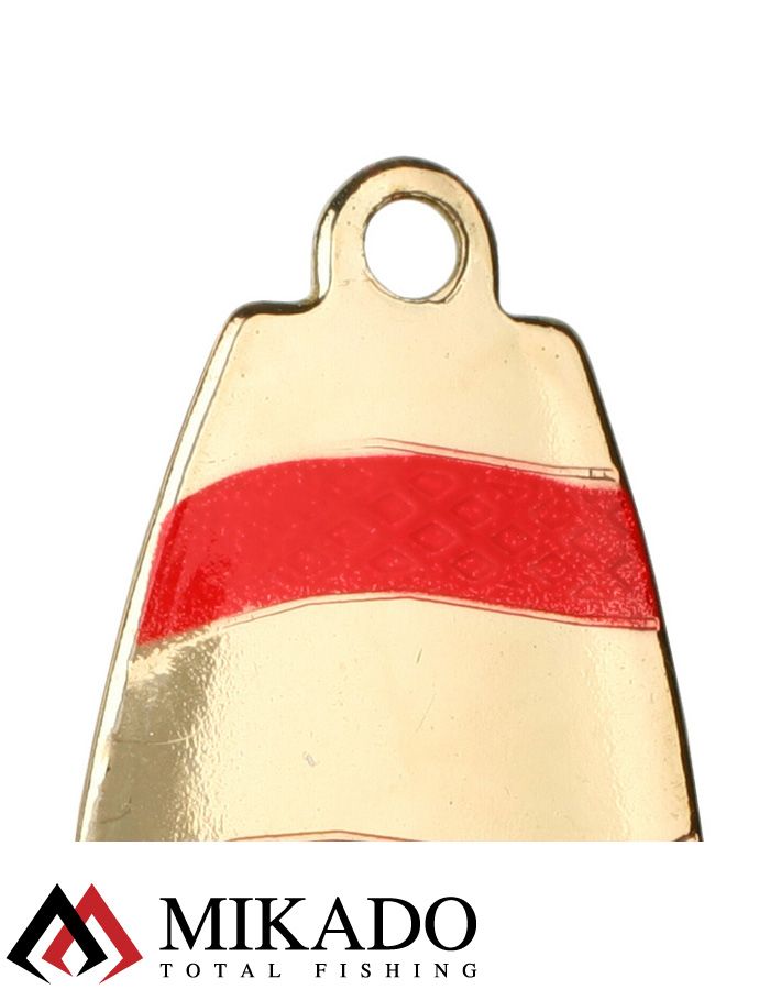 Блесна вращающаяся Mikado DRONE №3, 13.8 г., золото RBB, длина лепестка 47 мм.