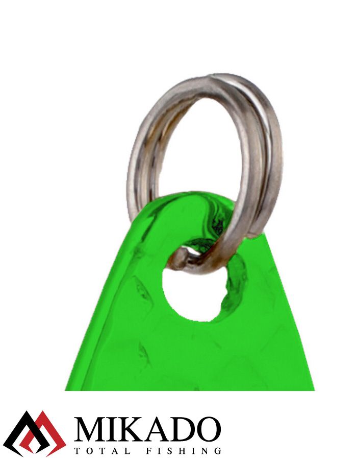 Блесна колеблющаяся Mikado HAMMER №2, 13 г., 5.5 см., зелёный