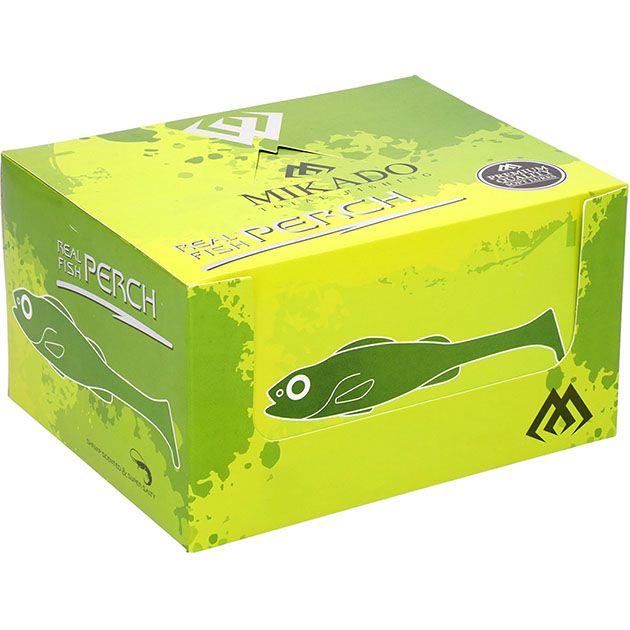 Виброхвост Mikado REAL FISH 6.5 см. PERCH NATURAL (6 шт.)
