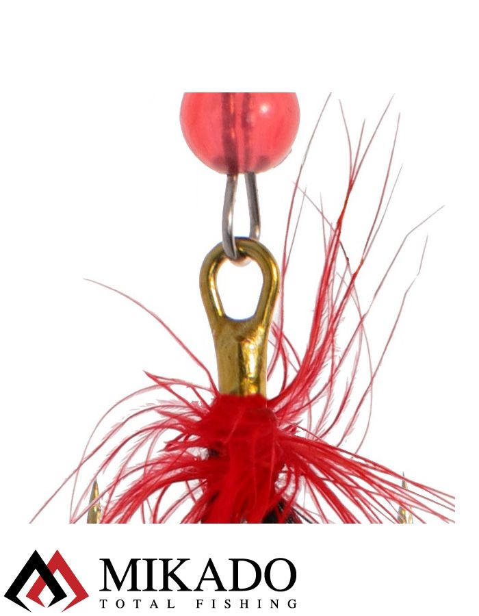 Блесна вращающаяся с кисточкой Mikado BLASTER № 2, 4 г., серебро/29