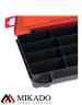 Коробка рыболовная Mikado, с красной крышкой (20,5 x 15,5 x 3,5 см.), UAC-H1902-M/RED