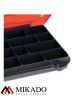 Коробка рыболовная Mikado, с красной крышкой (20,5 x 15,5 x 3,5 см.), UAC-H1902-M/RED