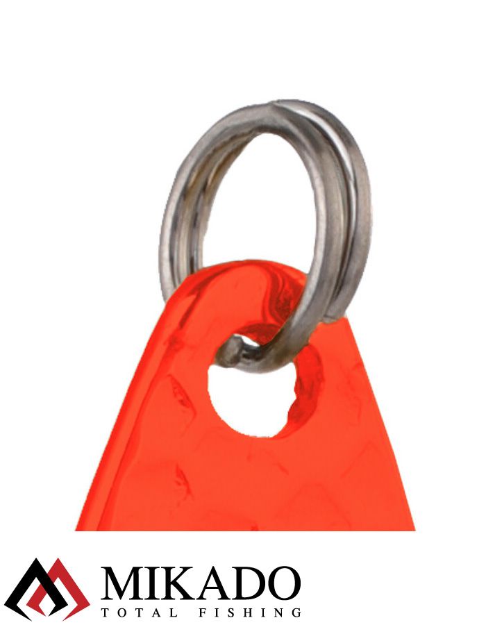 Блесна колеблющаяся Mikado HAMMER №2, 13 г., 5.5 см., оранжевый