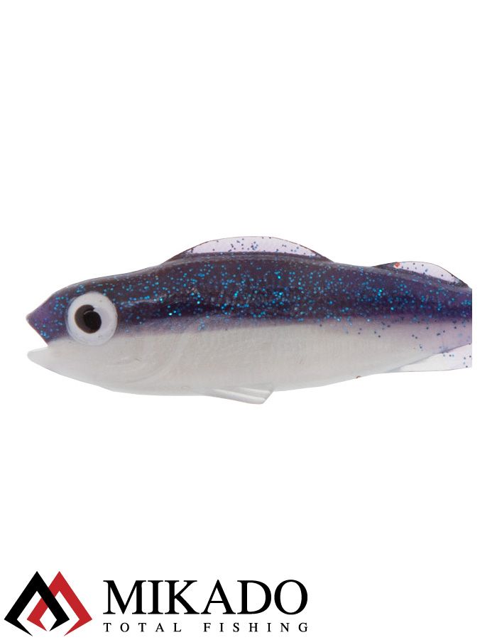 Виброхвост Mikado REAL FISH 8 см., 4.8 г., MIX (5 шт.)