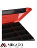 Коробка рыболовная Mikado, с красной крышкой (25,5 x 19,5 x 3,5 см.), UAC-H1901-L/RED