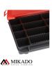 Коробка рыболовная Mikado, с красной крышкой (25,5 x 19,5 x 3,5 см.), UAC-H1901-L/RED