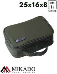 Сумка для карповых грузов с регулир. ячейками Mikado UWF-020 (25 x 16 x 8 см.) зелёная
