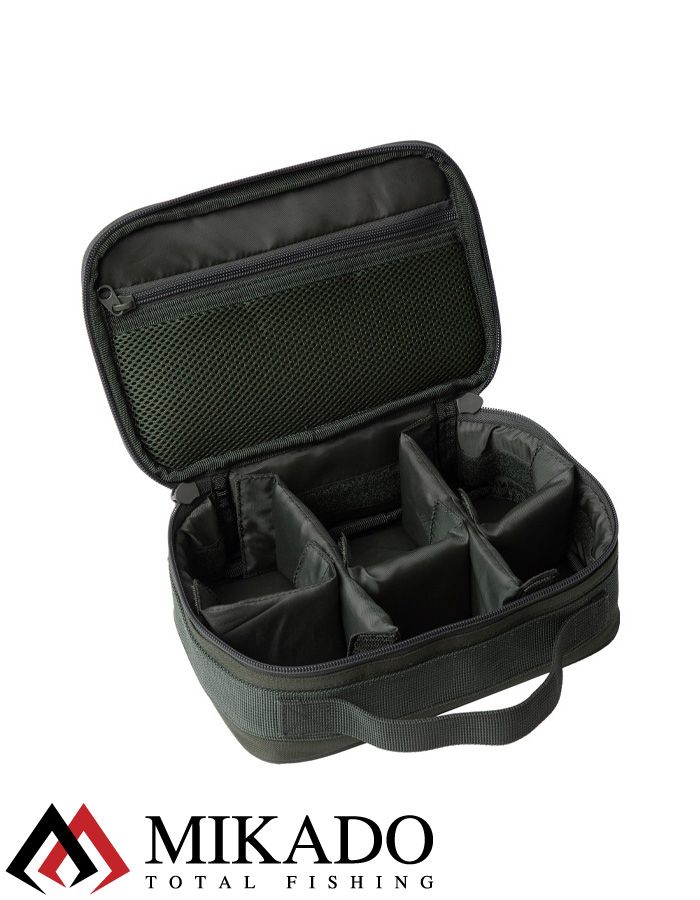 Сумка для карповых грузов с регулир. ячейками Mikado UWF-020 (25 x 16 x 8 см.) зелёная
