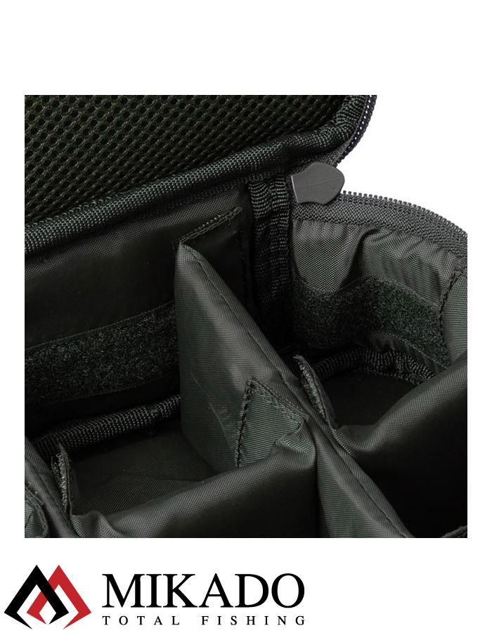 Сумка для карповых грузов с регулир. ячейками Mikado UWF-020 (25 x 16 x 8 см.) зелёная