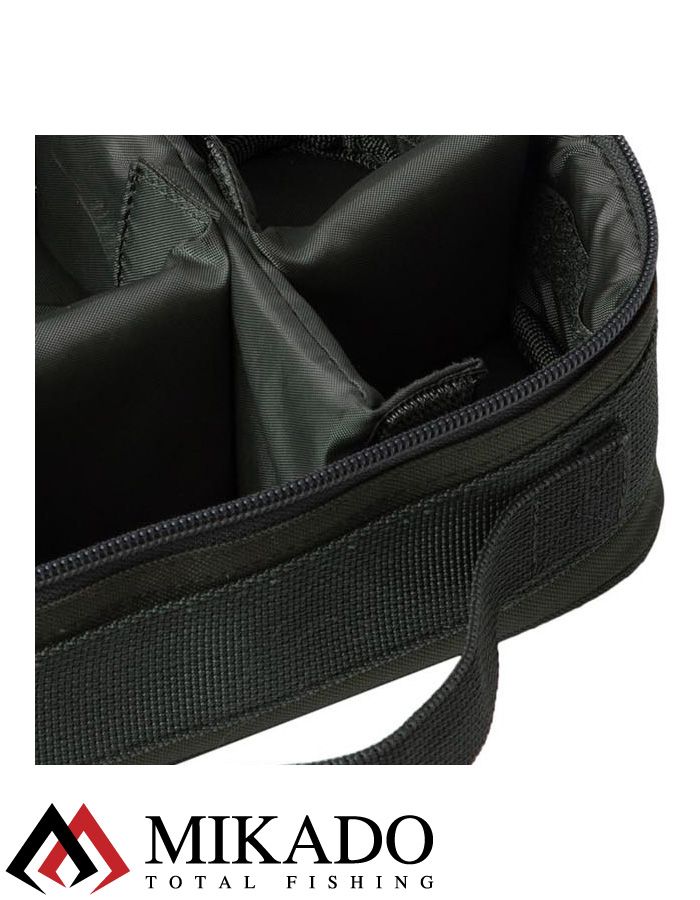 Сумка для карповых грузов с регулир. ячейками Mikado UWF-020 (25 x 16 x 8 см.) зелёная