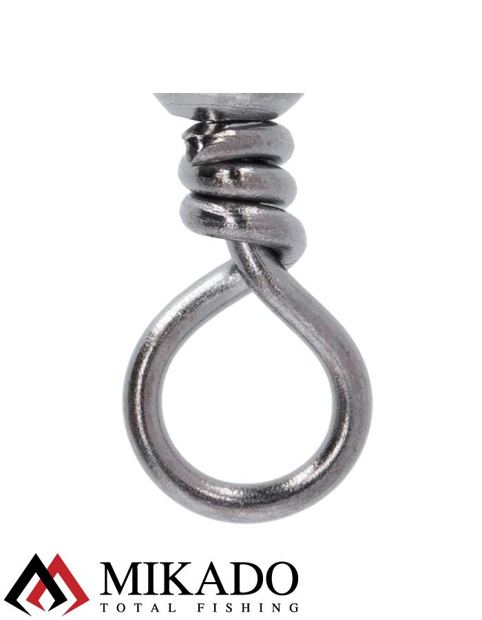 Вертлюжок бочонок Mikado № 20.  тест 6 кг. (12 шт.)