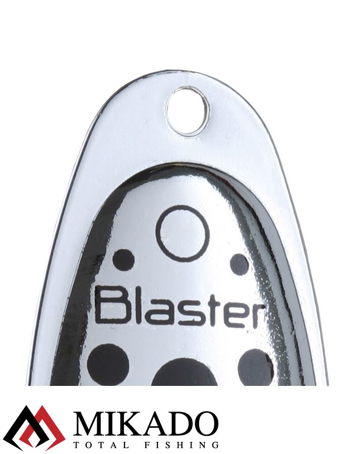 Блесна вращающаяся Mikado BLASTER №2, 4.3 г., серебро 11, длина лепестка 25 мм.