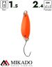 Блесна колеблющаяся Mikado MINI 1.5 г., 2.4 см., оранжевый-серебро