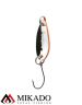 Блесна колеблющаяся Mikado MINI 1.5 г., 2.4 см., оранжевый-серебро