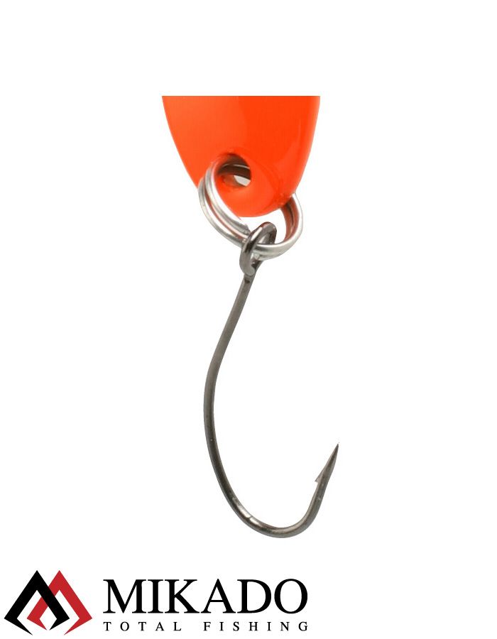 Блесна колеблющаяся Mikado MINI 1.5 г., 2.4 см., оранжевый-серебро