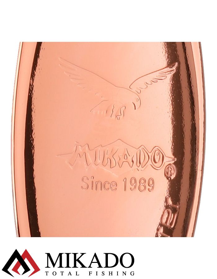 Блесна вращающаяся с кисточкой Mikado BLASTER № 3, 6 г., медь