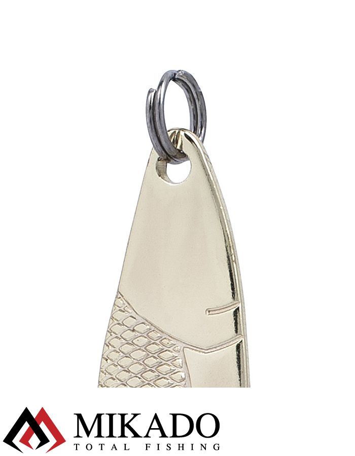 Блесна колеблющаяся Mikado DANCER №4, 23 г., 8.5 см., золото