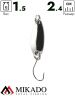 Блесна колеблющаяся Mikado MINI 1.5 г., 2.4 см., серебро-серебро
