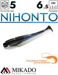 Виброхвост Mikado NIHONTO 6.5 см., 2.6 г., 355 (5 шт.)
