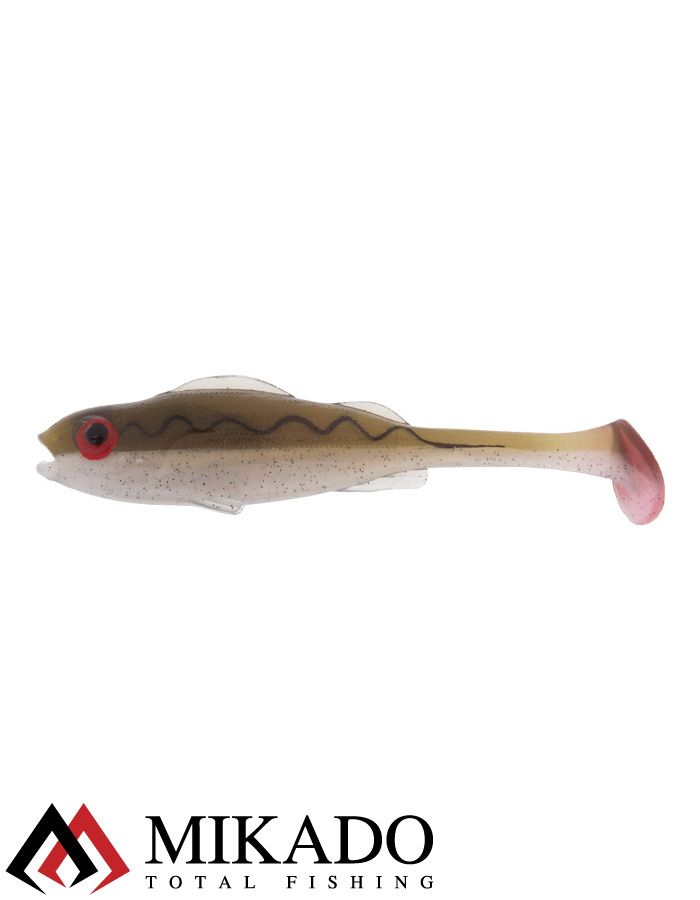 Виброхвост Mikado REAL FISH 9.5 см., 7.6 г., MIX (4 шт.)