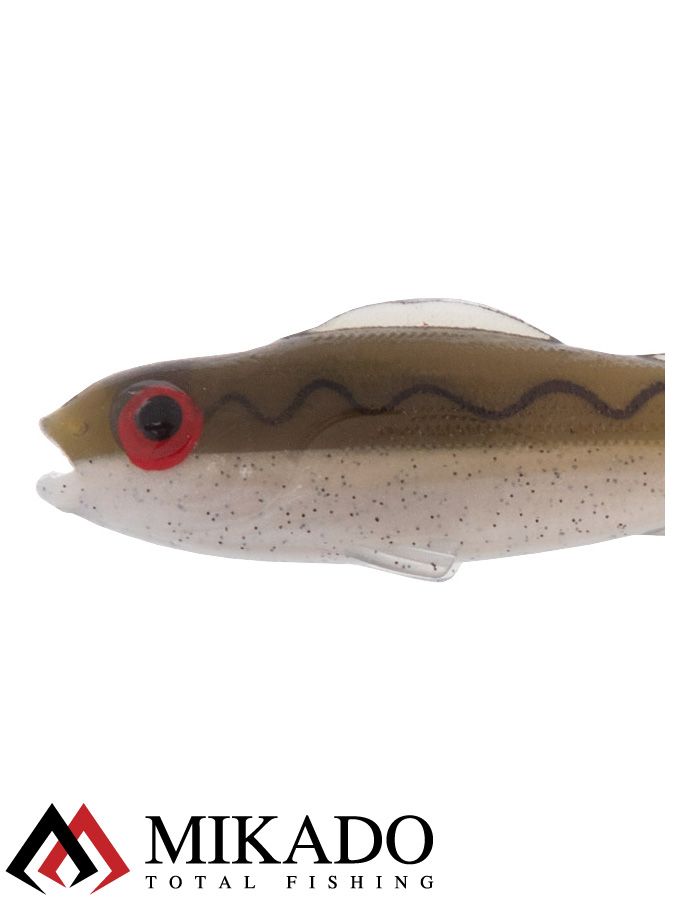 Виброхвост Mikado REAL FISH 9.5 см., 7.6 г., MIX (4 шт.)