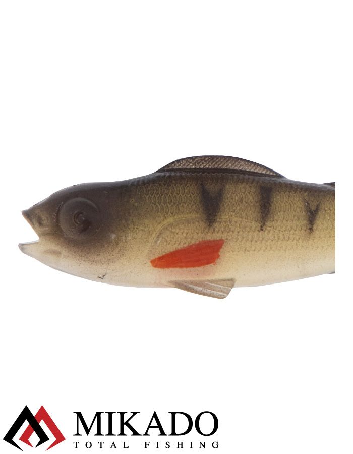 Виброхвост Mikado REAL FISH 9.5 см., 7.6 г., MIX (4 шт.)