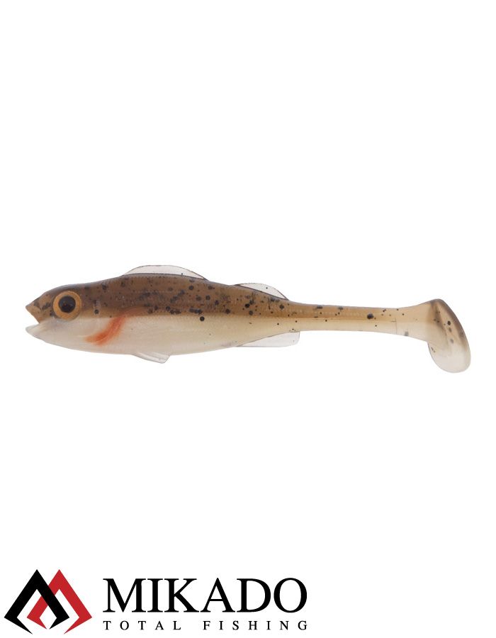 Виброхвост Mikado REAL FISH 9.5 см., 7.6 г., MIX (4 шт.)