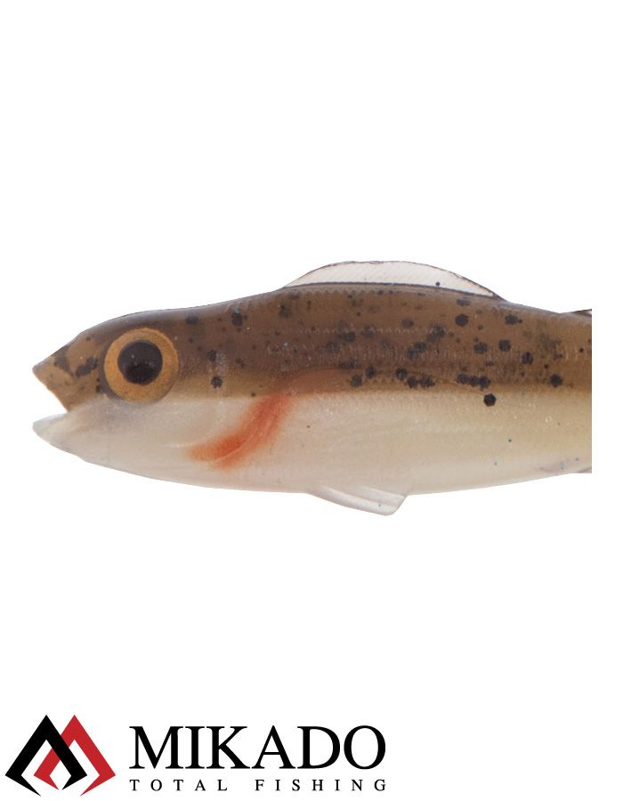 Виброхвост Mikado REAL FISH 9.5 см., 7.6 г., MIX (4 шт.)