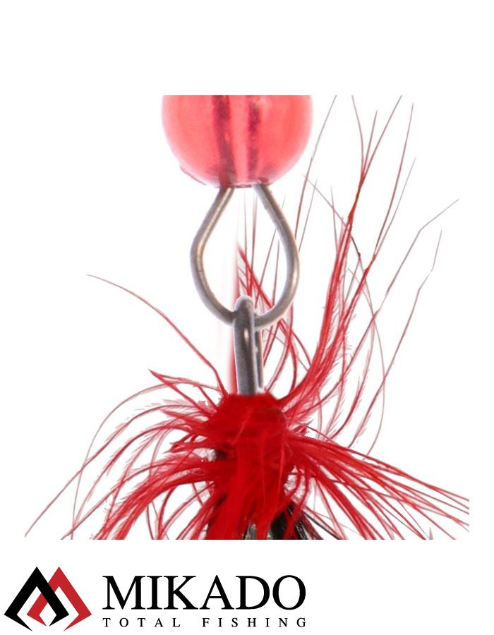 Блесна вращающаяся с кисточкой Mikado BLASTER № 3, 6 г., серебро