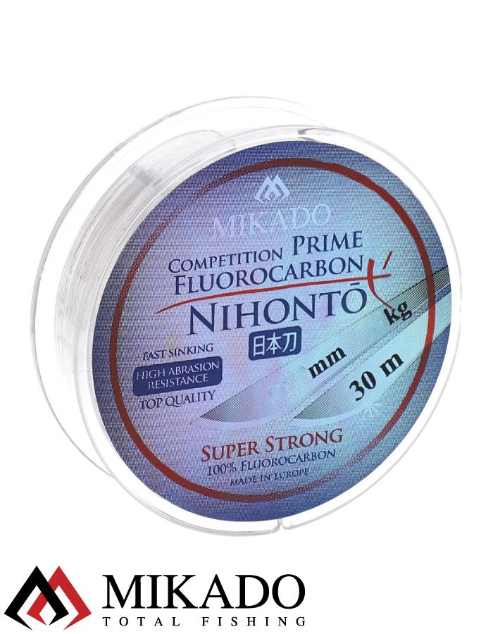 Леска мононить Mikado NIHONTO FLUOROCARBON PRIME 0,20 (30 м) - 2.75 кг. уп.=1 шт., шт