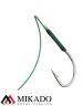 Поводок стальной Mikado X-Plode с крючком 25 см., 10 кг. ( 2 шт.), ZG11-004